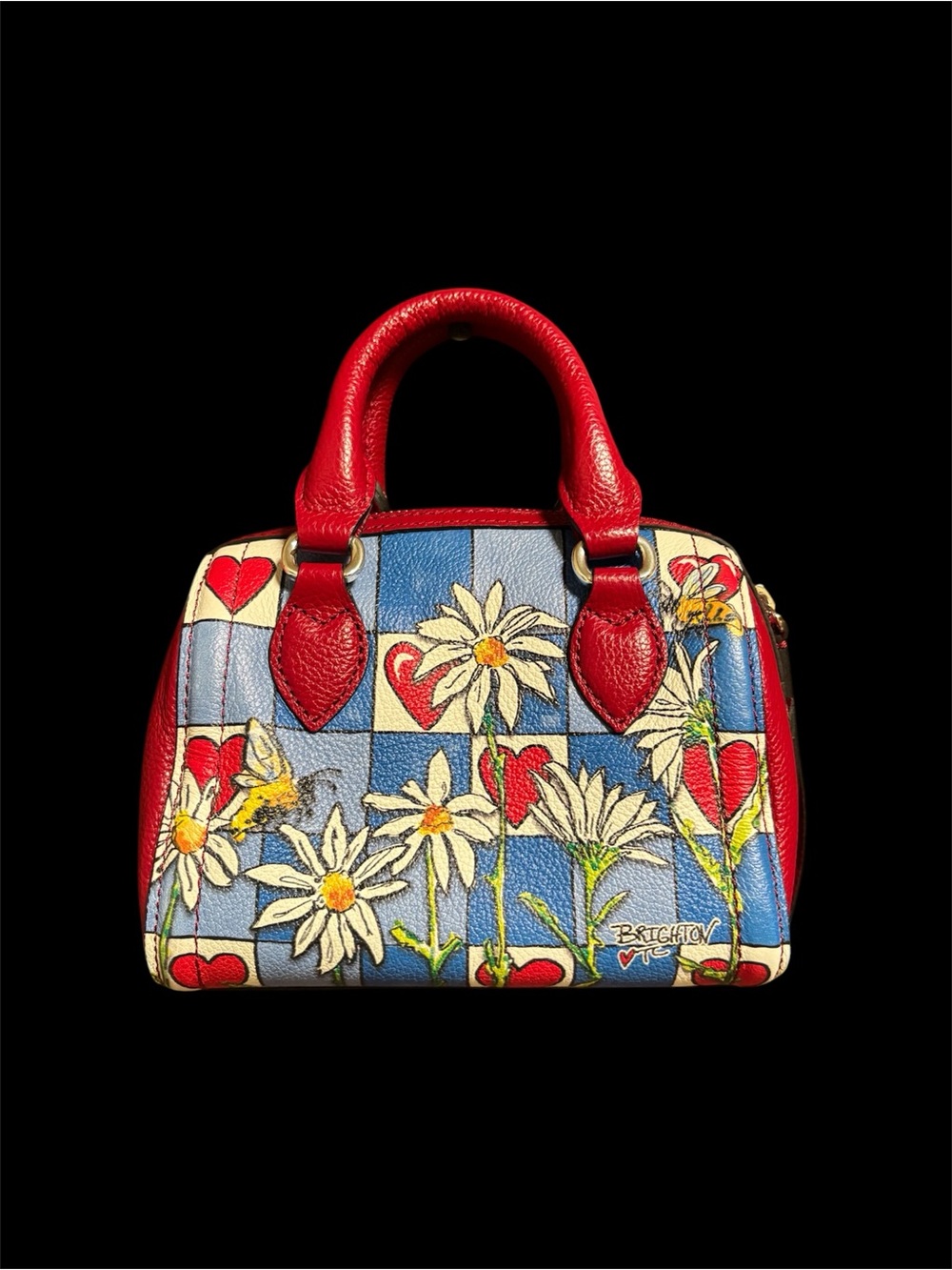 Brighton Bee Happy Mini Satchel Bag
